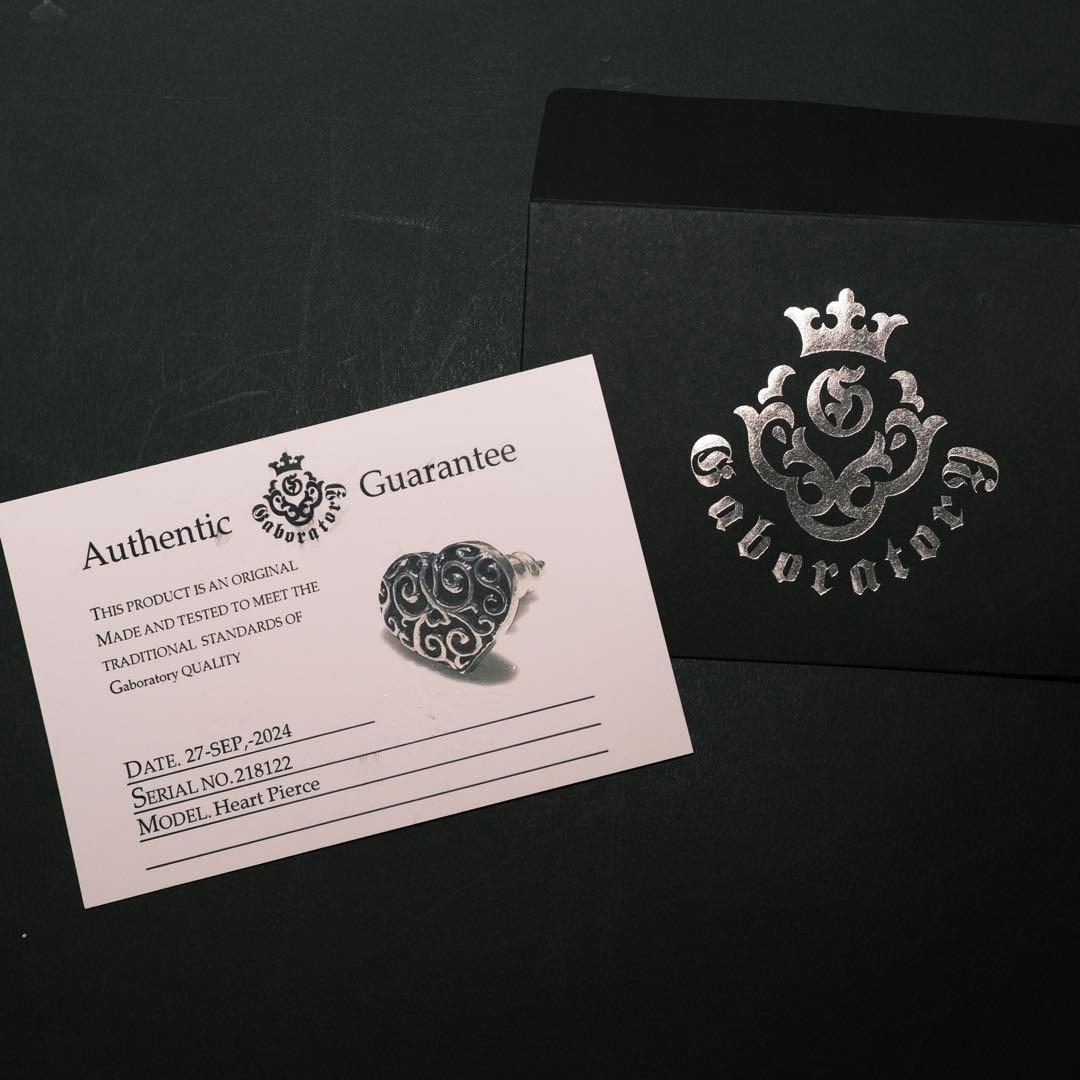 R*I様 GABORATORY ガボラトリー ガボール Heart ハートピアス