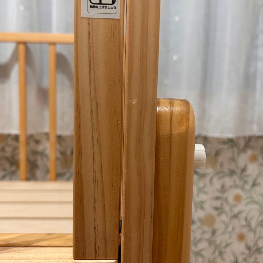 【美品】大和屋 YamatoyaトールWオープンベビーベッド レギュラーサイズ