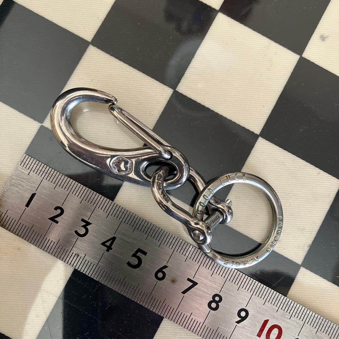 wichardカラビナ&シャックル使用キーホルダー　1950年代復刻キーリング