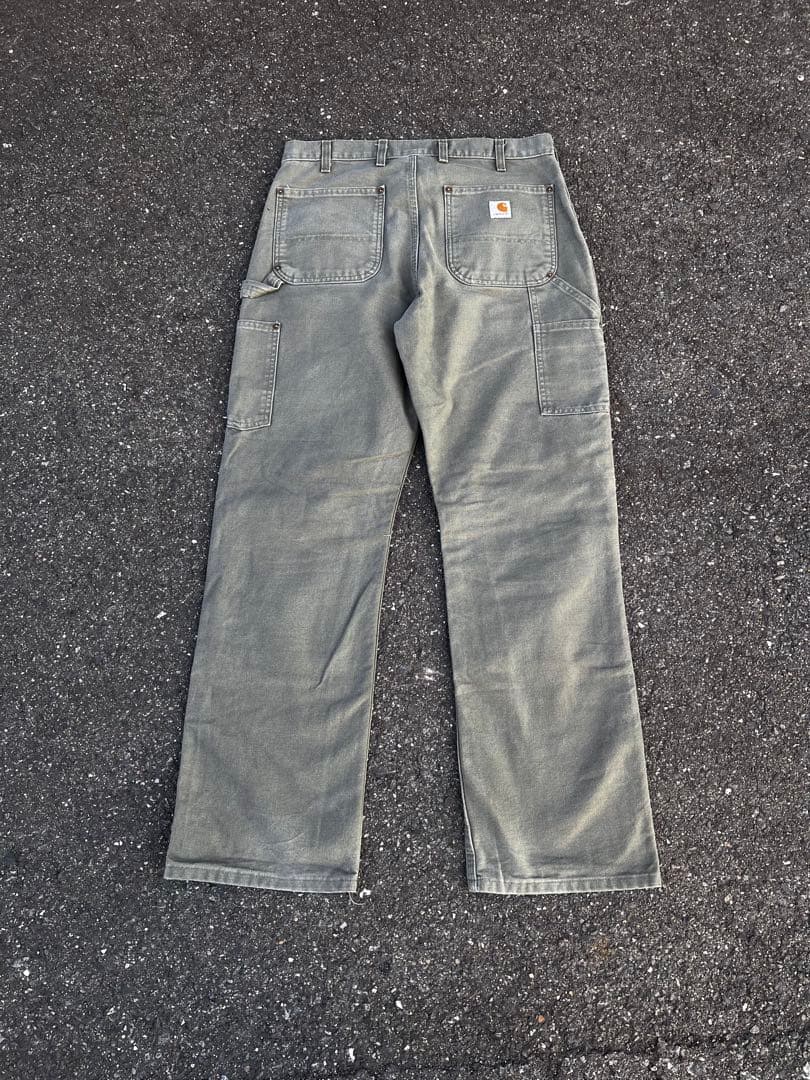 カーハートダブルニーモスグリーン　EB136