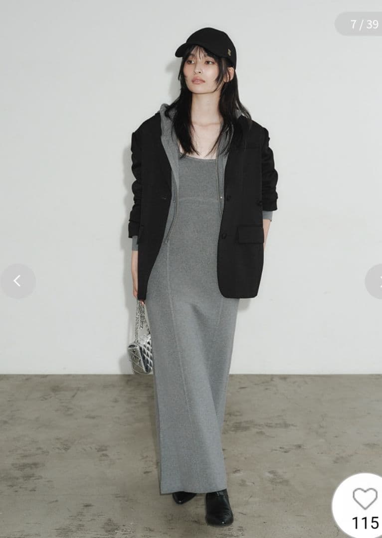 【FRAY I.D】ジップパーカ&キャミワンピースセット