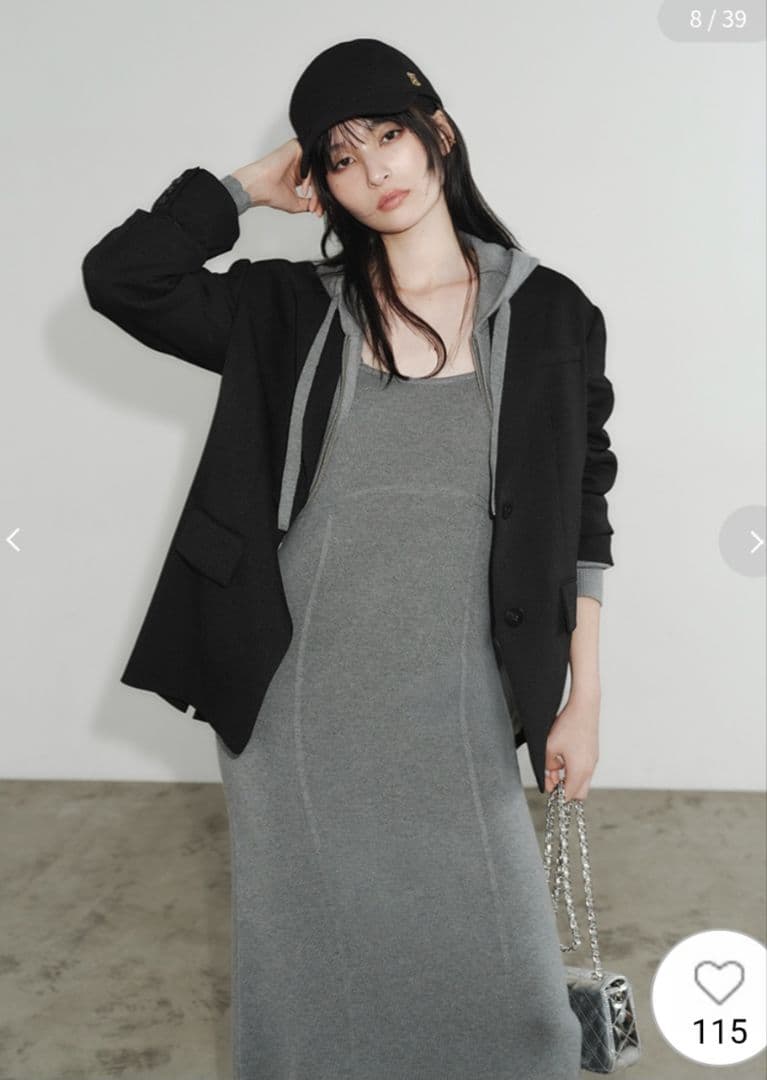 【FRAY I.D】ジップパーカ&キャミワンピースセット