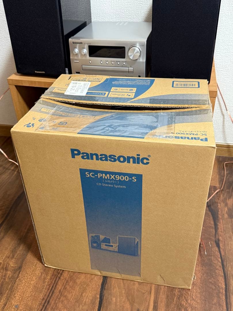 【美品】パナソニック CD Stereo System SC-PMX900-S