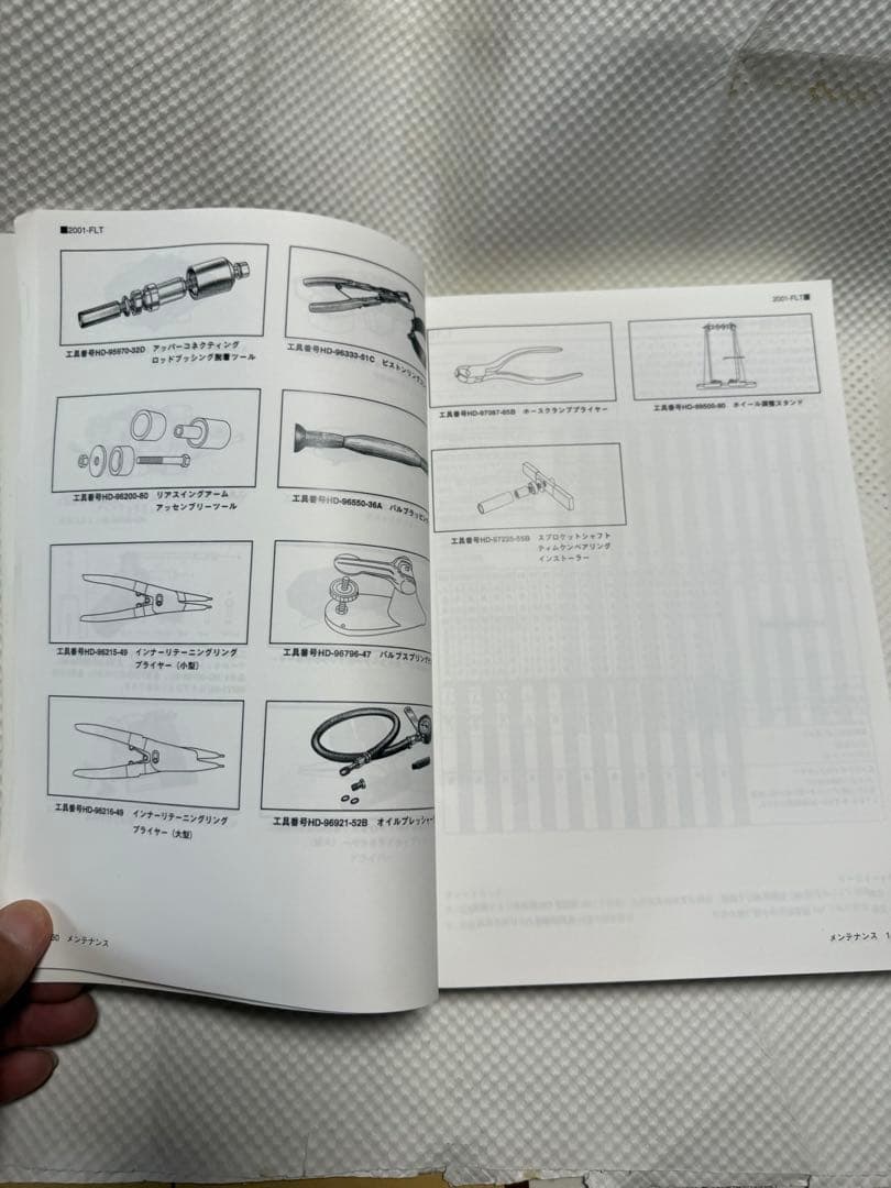 2001 HARLEY-DAVIDSON FLTサービスマニュアル 日本語版