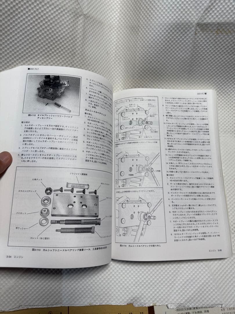 2001 HARLEY-DAVIDSON FLTサービスマニュアル 日本語版