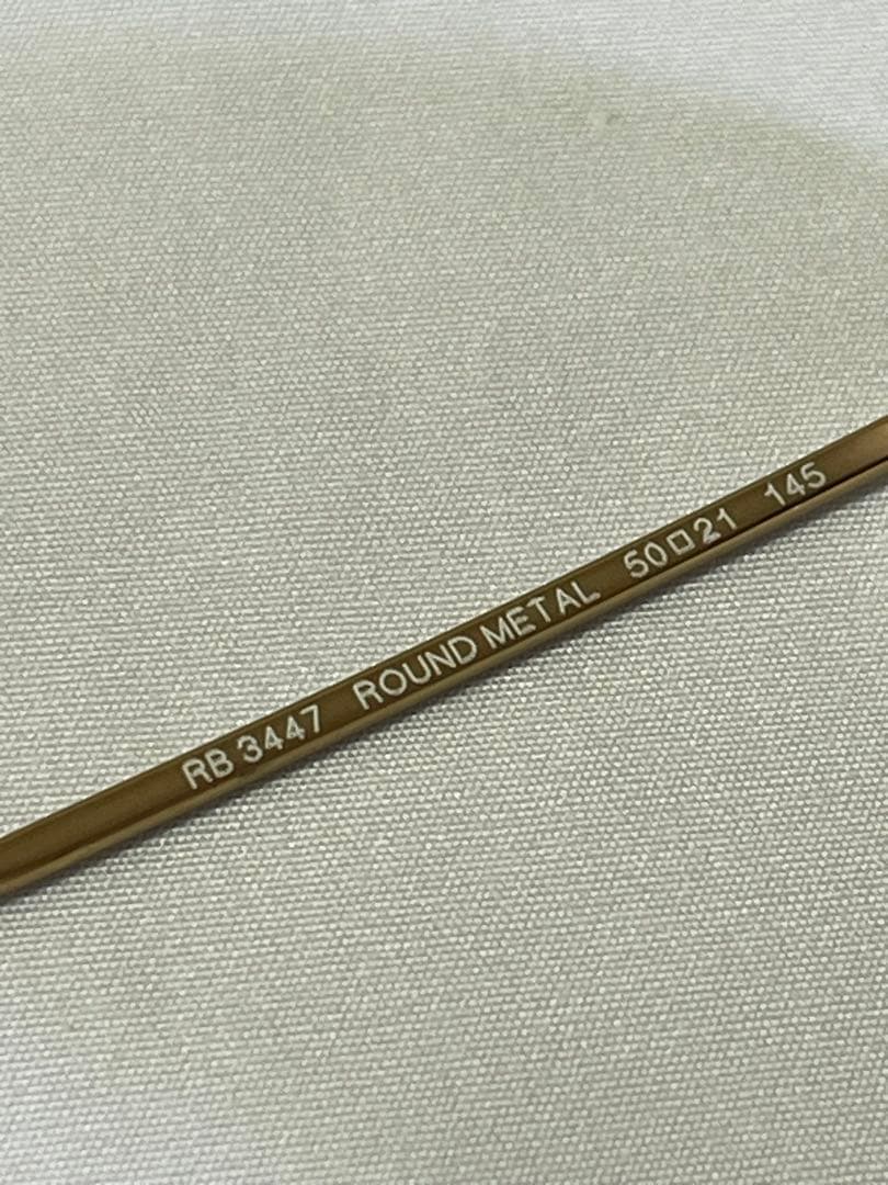 Few ‼️Ray-Banレイバン　ラウンドメタル　RB3447 偏光レンズ