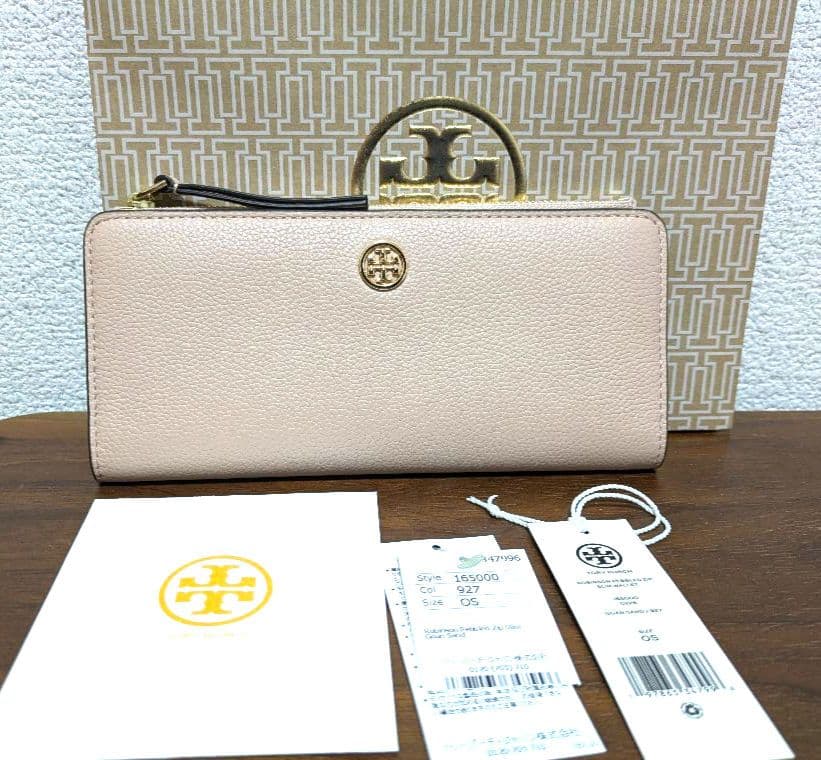 【新品未使用】　正規品　Tory Burch 長財布　レザー　ピンク