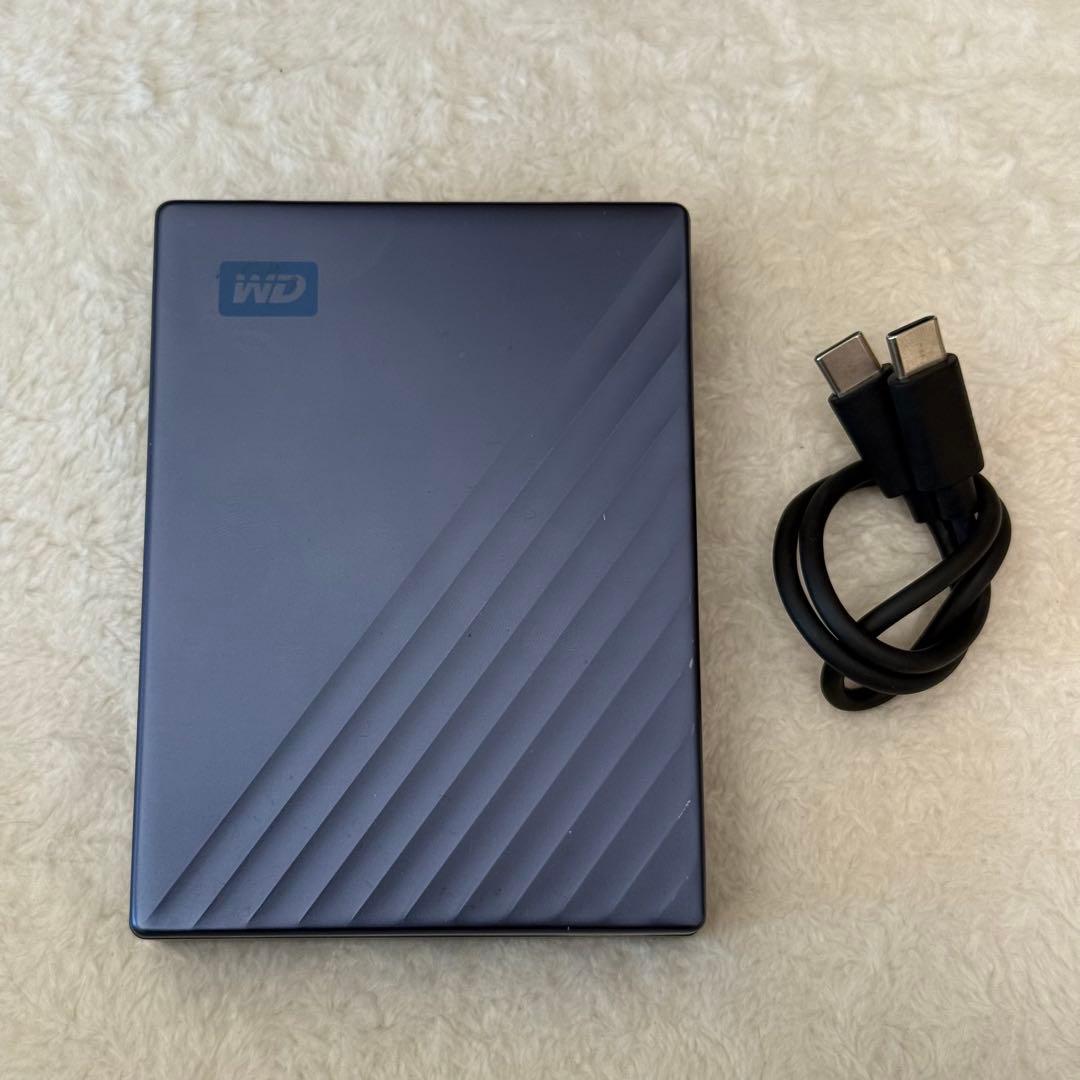 超大容量 4TB WD ポータブル 外付けHDD