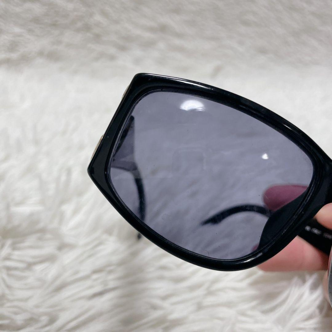 CHANEL ブラック サングラス ココマーク レディース ゴールド金具