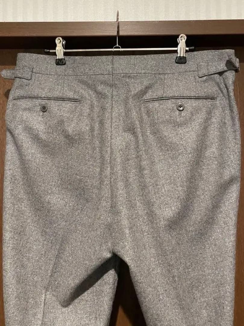 サイズ50 リングヂャケット　フランネル　スラックス　サイドアジャスター