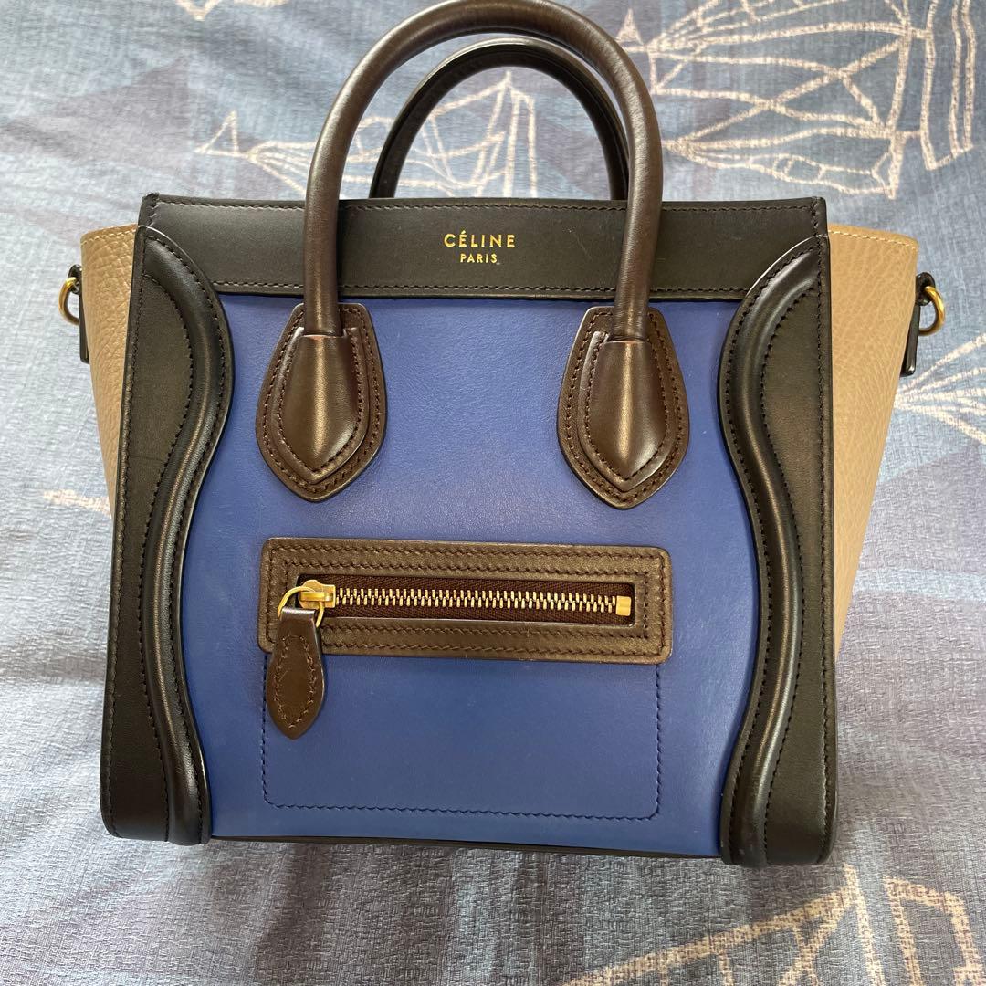 11/23値下げ　CELINE ラゲージ　ナノショッパー ハンドバッグ　セリーヌ