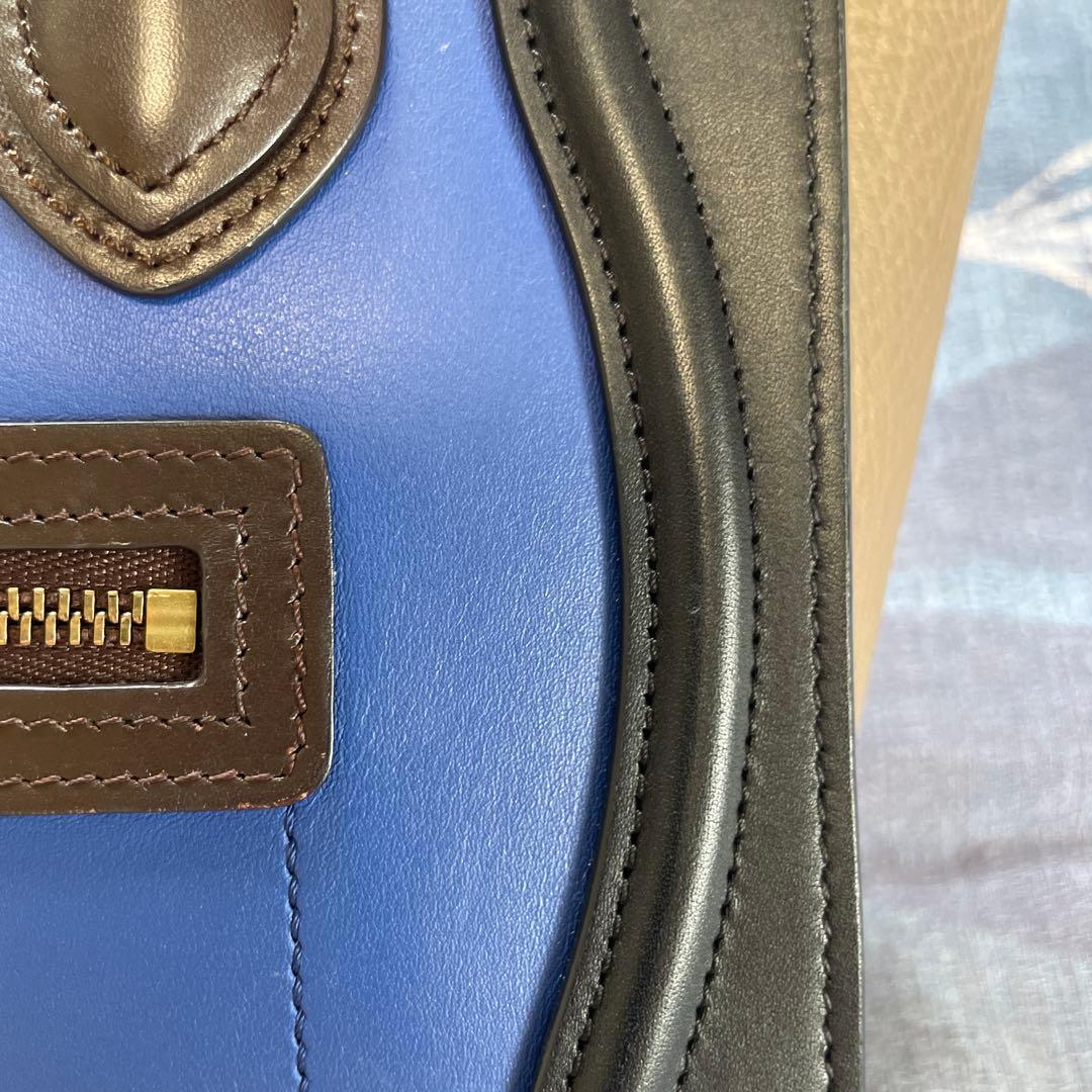 11/23値下げ　CELINE ラゲージ　ナノショッパー ハンドバッグ　セリーヌ