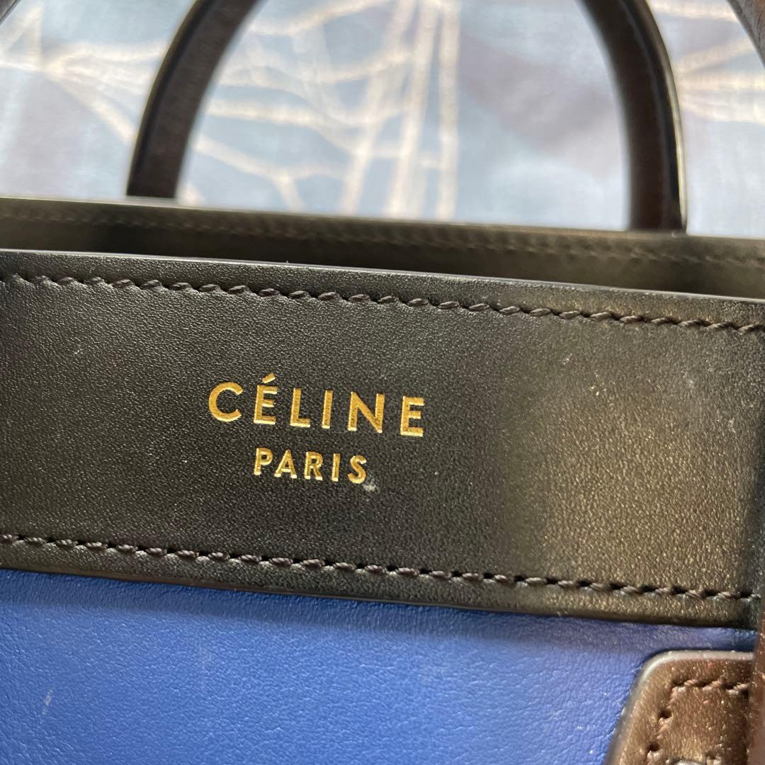 11/23値下げ　CELINE ラゲージ　ナノショッパー ハンドバッグ　セリーヌ