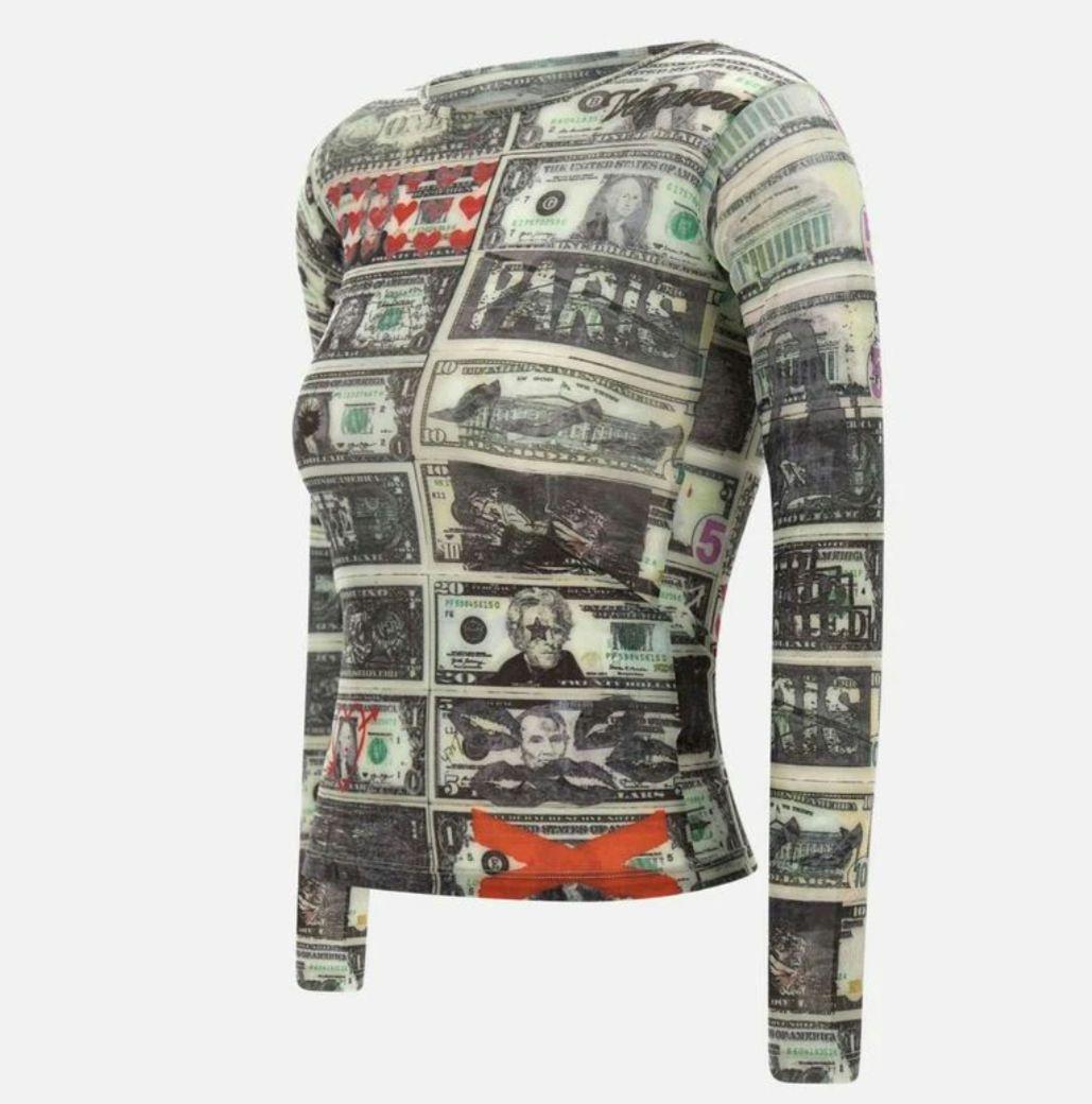 試着のみ！完売品！ VAQUERA ヴァケラ ドルプリントシアートップス 総柄