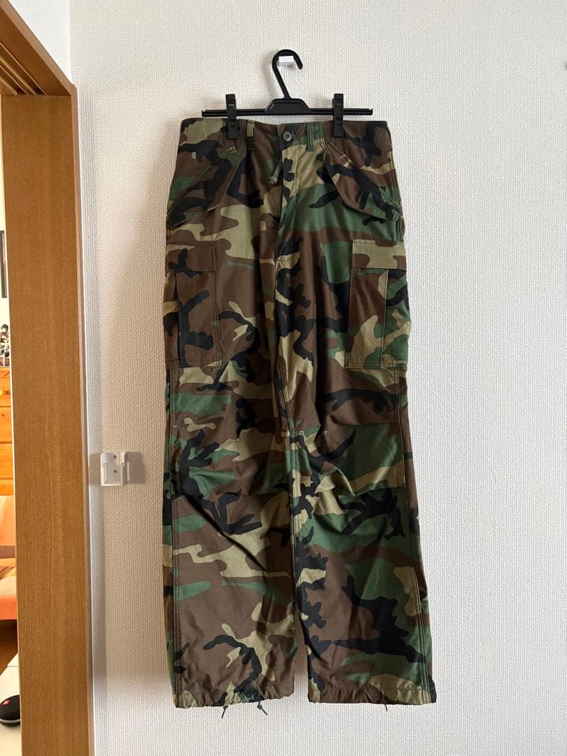 80s 90s US ARMY M65 ウッドランド カモ 迷彩 カーゴ パンツ