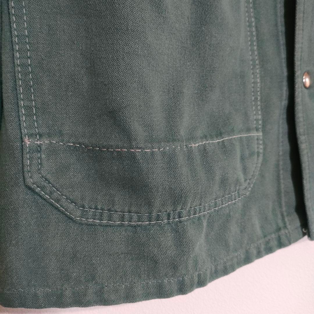 ジャケット・アウター 70s Switzerland green denim work jacket