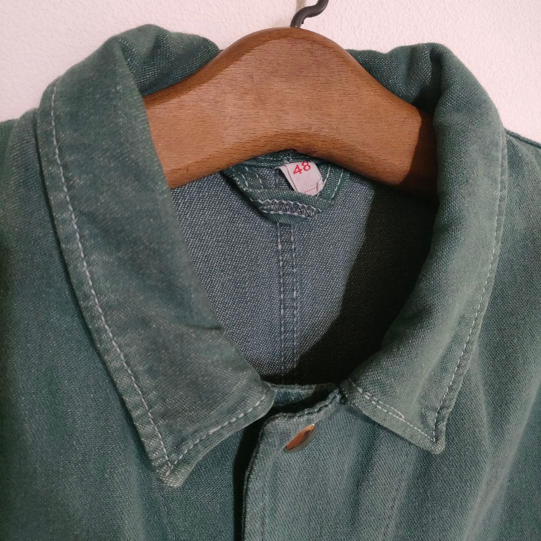 ジャケット・アウター 70s Switzerland green denim work jacket