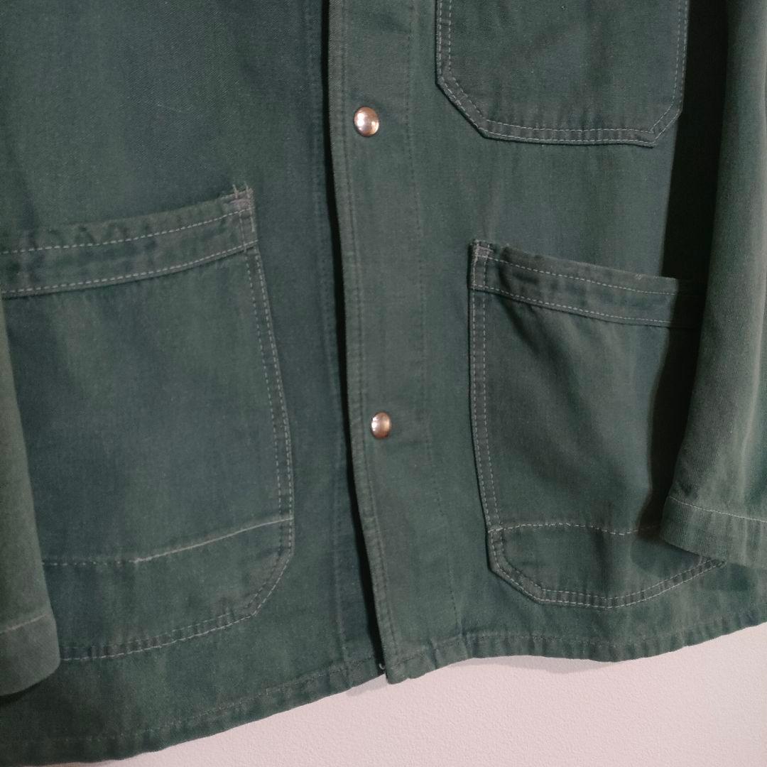 ジャケット・アウター 70s Switzerland green denim work jacket