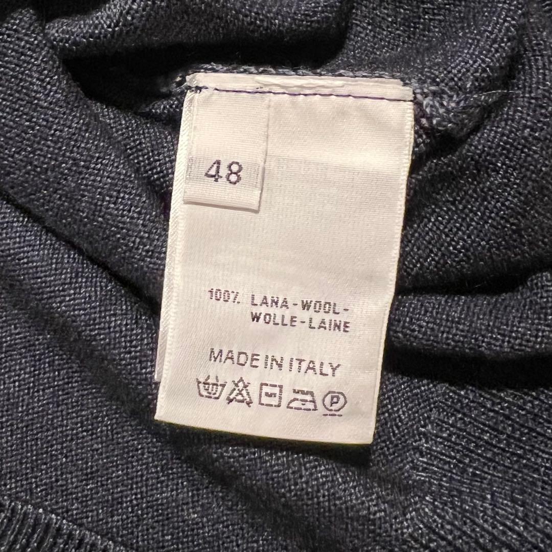 crucianiクルチアーニsize48タートルネックニットNAVY