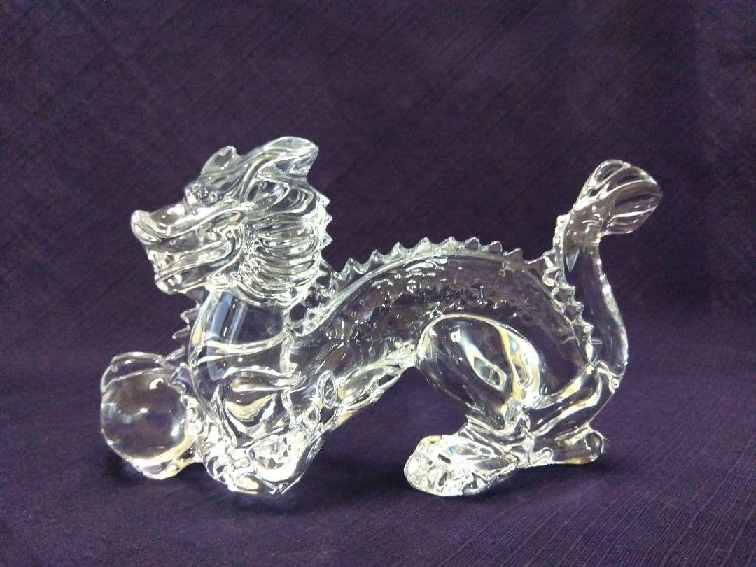 バカラ（BACCARAT）干支　ドラゴン　クリア