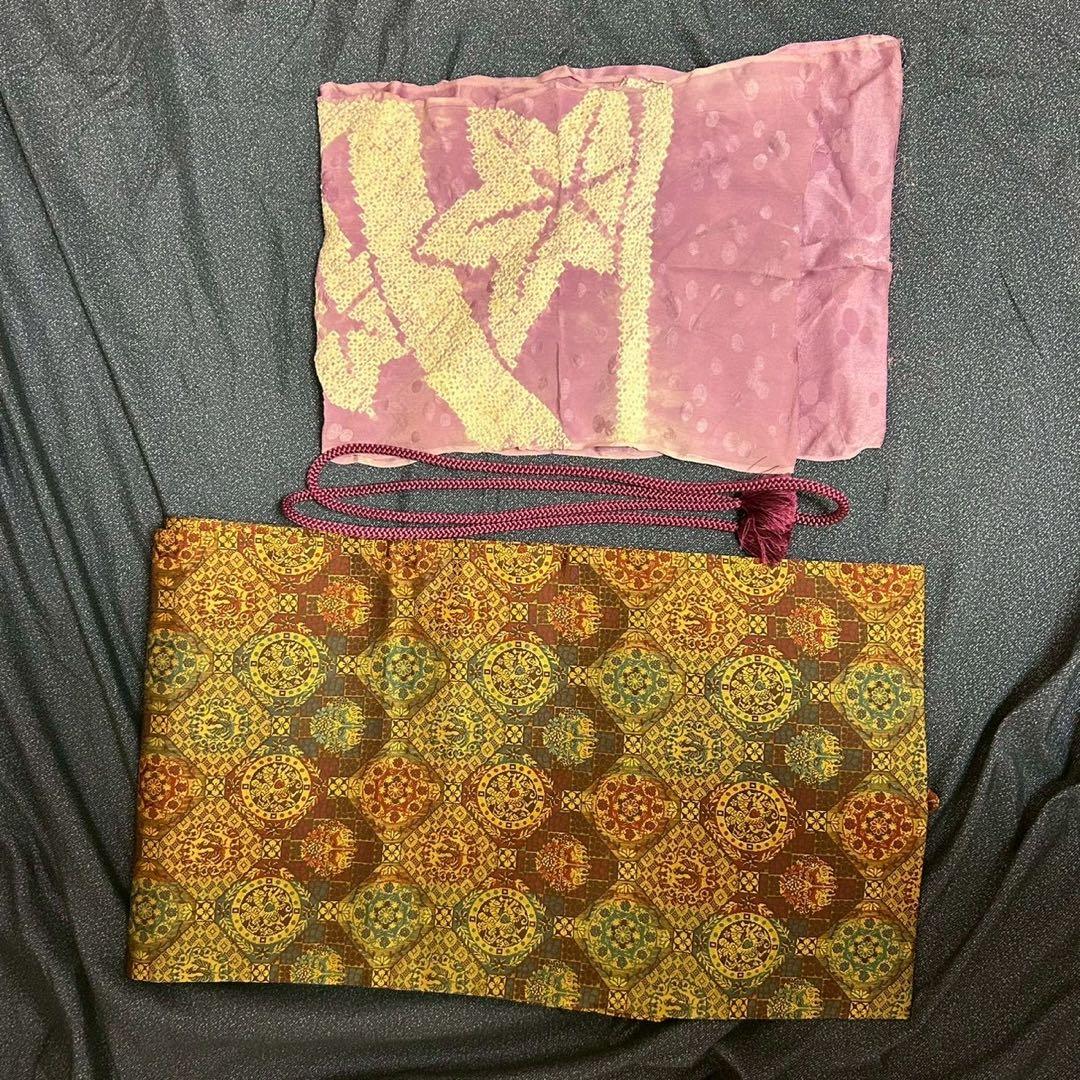 u*8様 モ40 新品　美品　袷　正絹　大島紬　フルセット 証紙付き