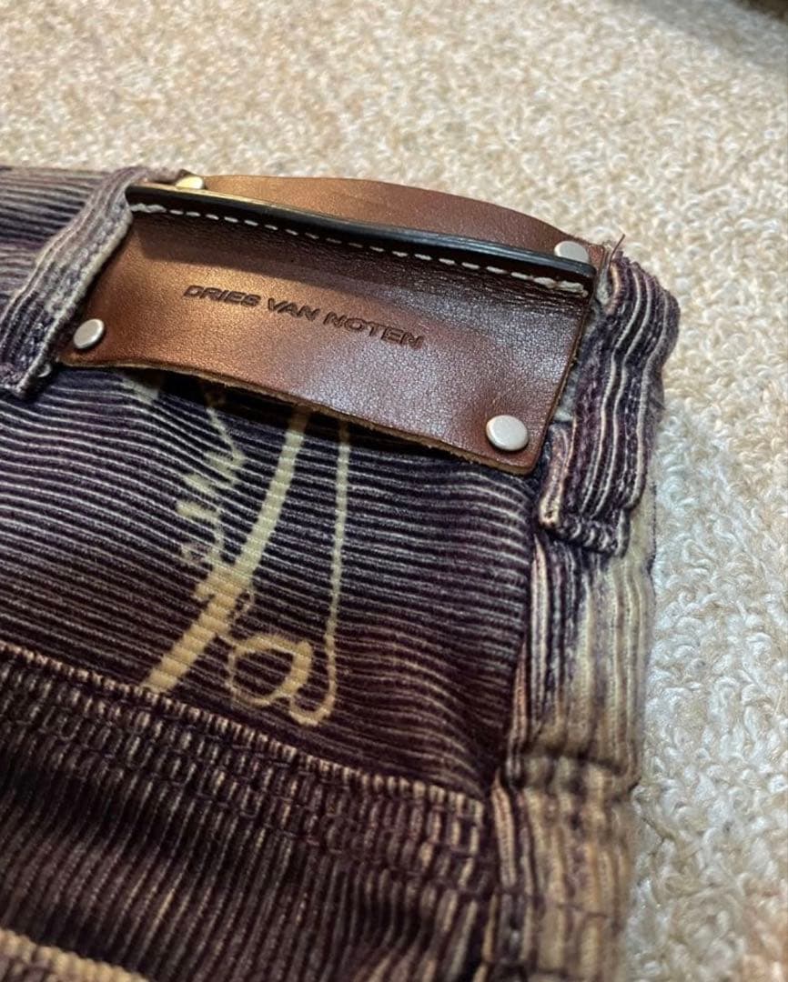 Dries van noten 23AW コーデュロイパンツ