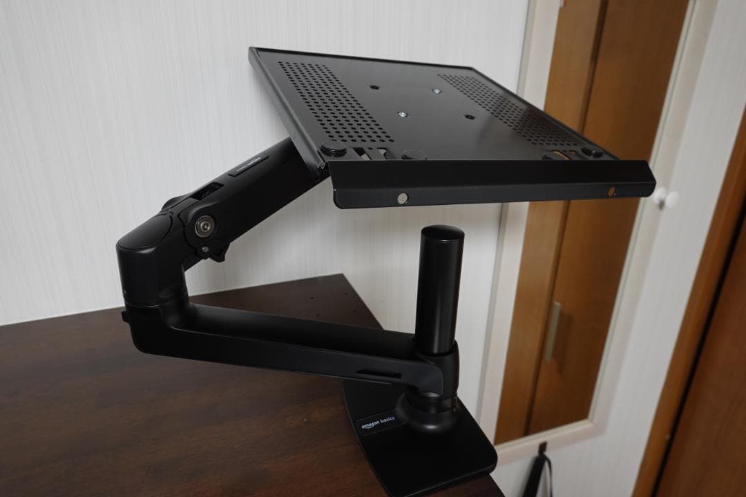 Amazon Basics【エルゴトロン LX】モニターアーム+ノートPCトレイ