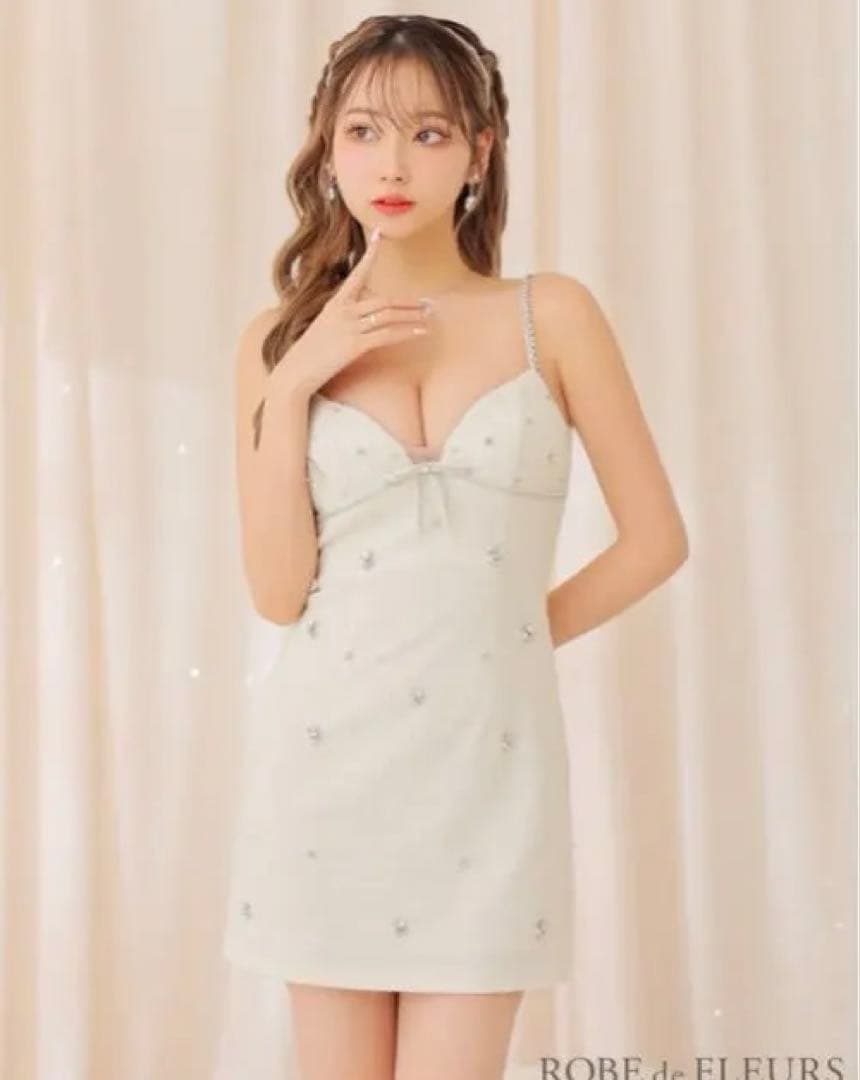 即日発送 robe de fleurs キャバドレス ローブドフルール