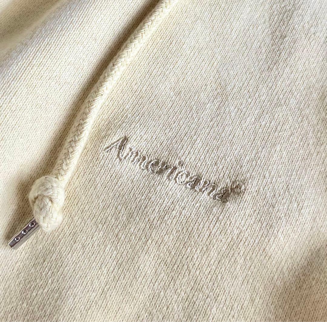 Americana オーバーサイズ コクーン ロング パーカー フーディ 日本製