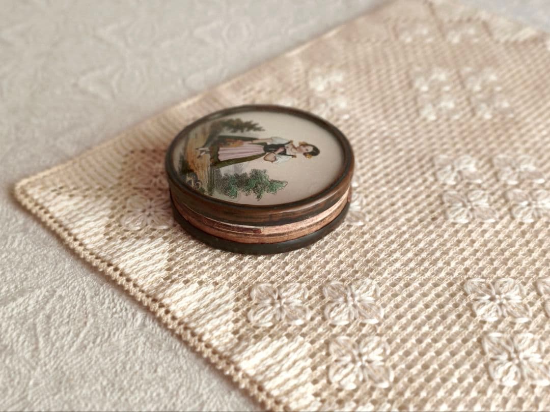 【プップさま】antique box ୨୧ 19世紀の古い古い ボンボニエール