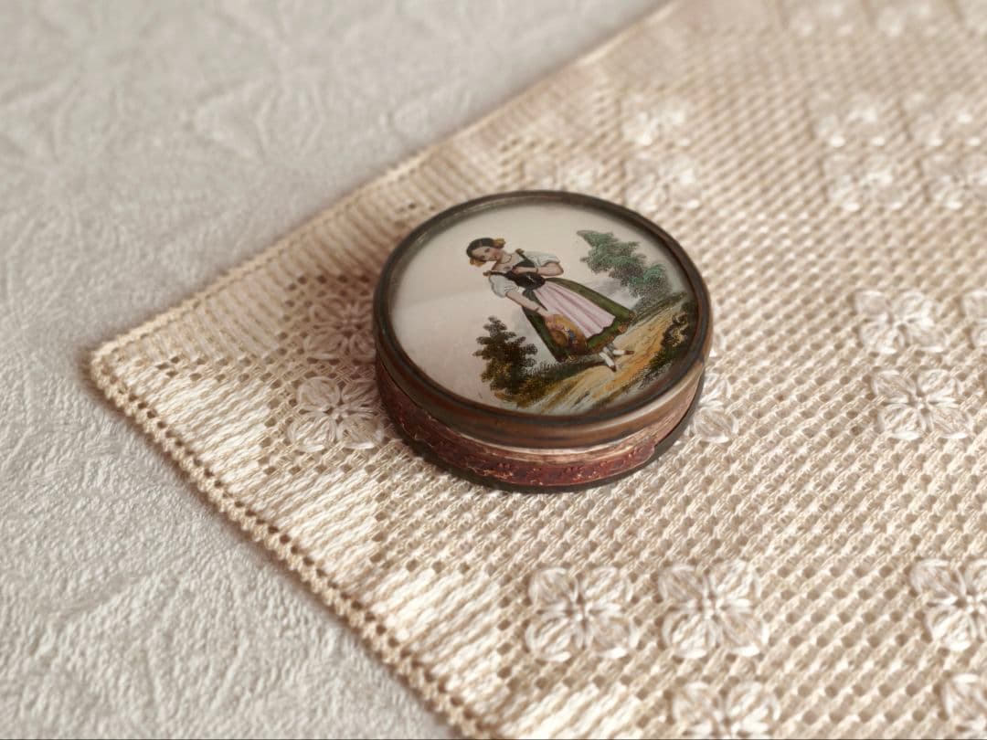 【プップさま】antique box ୨୧ 19世紀の古い古い ボンボニエール