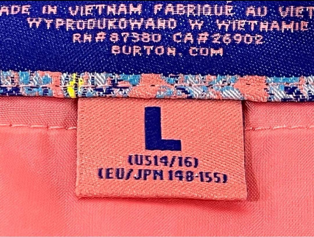 h871美品　BURTON バートン　スノーボードウェア　上下3点セット