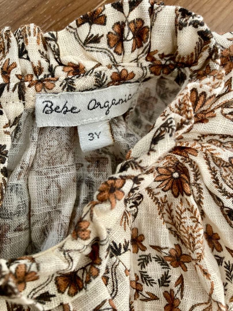 も*ん様 Bebe Organic ブラウス 3Y