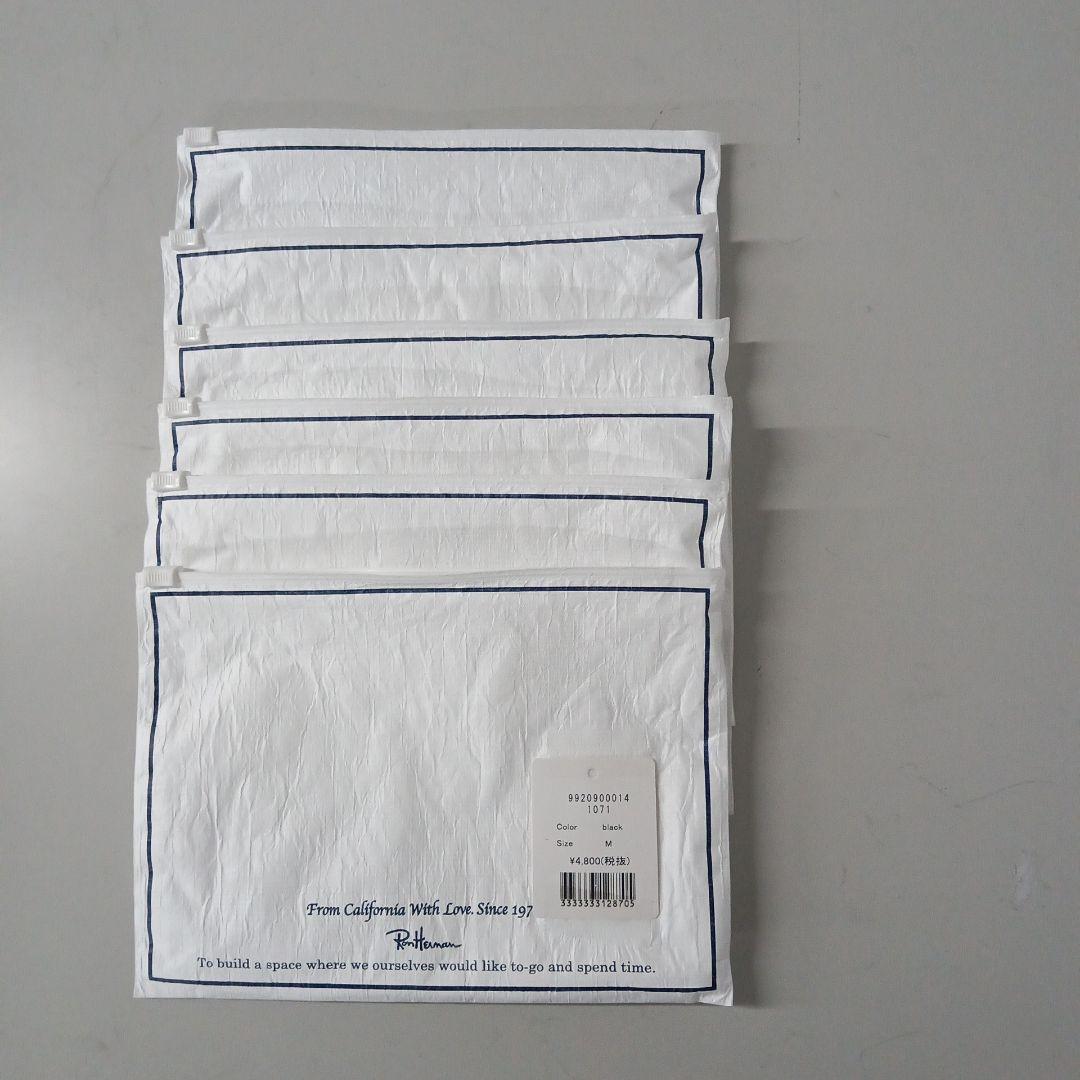 ロンハーマン　ボクサーパンツ　黒Mサイズ　6枚セット