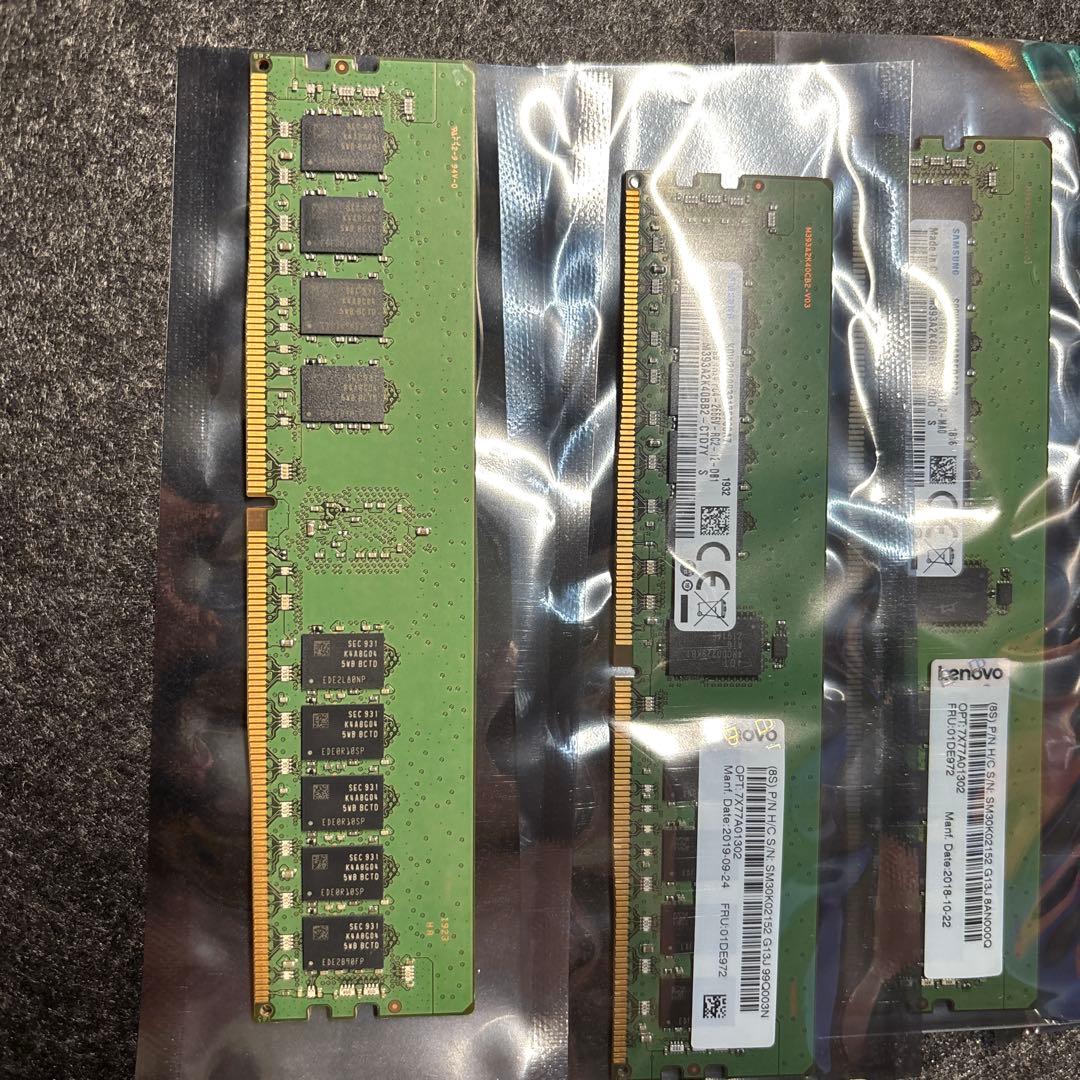 サーバー用メモリー　DDR4 64GB (16GB x4枚)