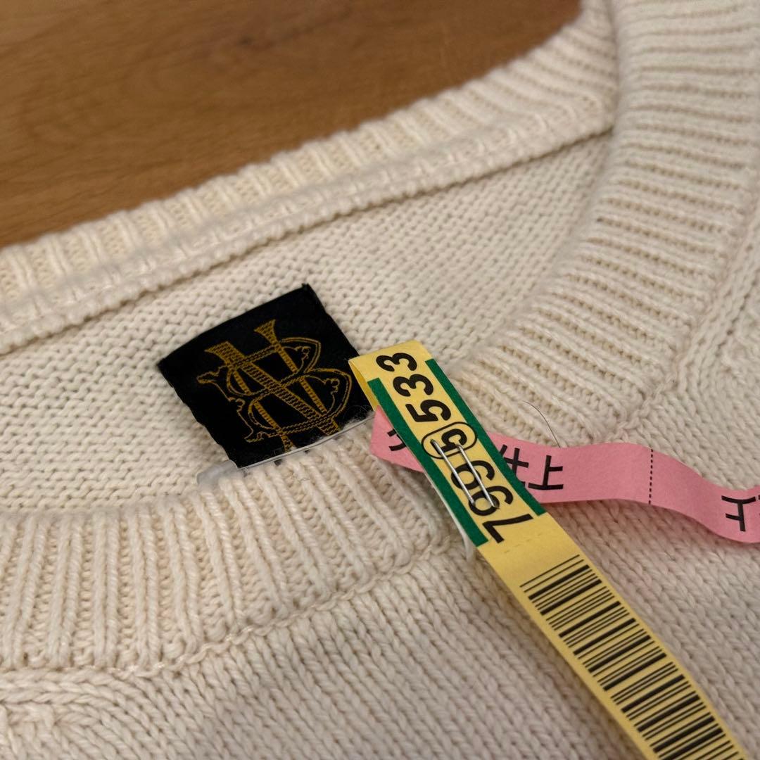 BATONER コットンカシミヤ スーパーソフト クルーネック サイズ3