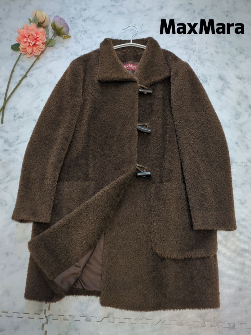 【希少】MaxMara　マックスマーラ　アルパカ　ヴァージンウール　コート