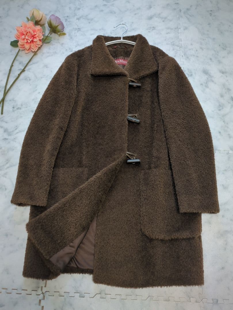 【希少】MaxMara　マックスマーラ　アルパカ　ヴァージンウール　コート