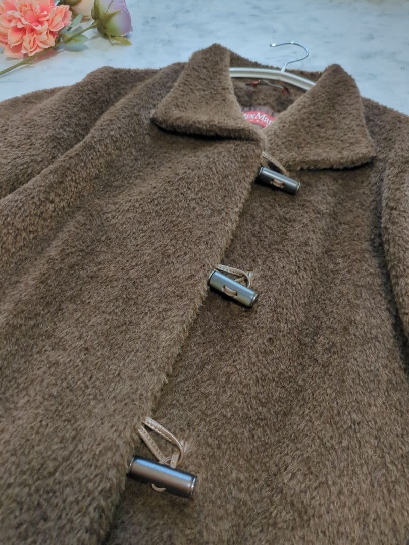 【希少】MaxMara　マックスマーラ　アルパカ　ヴァージンウール　コート
