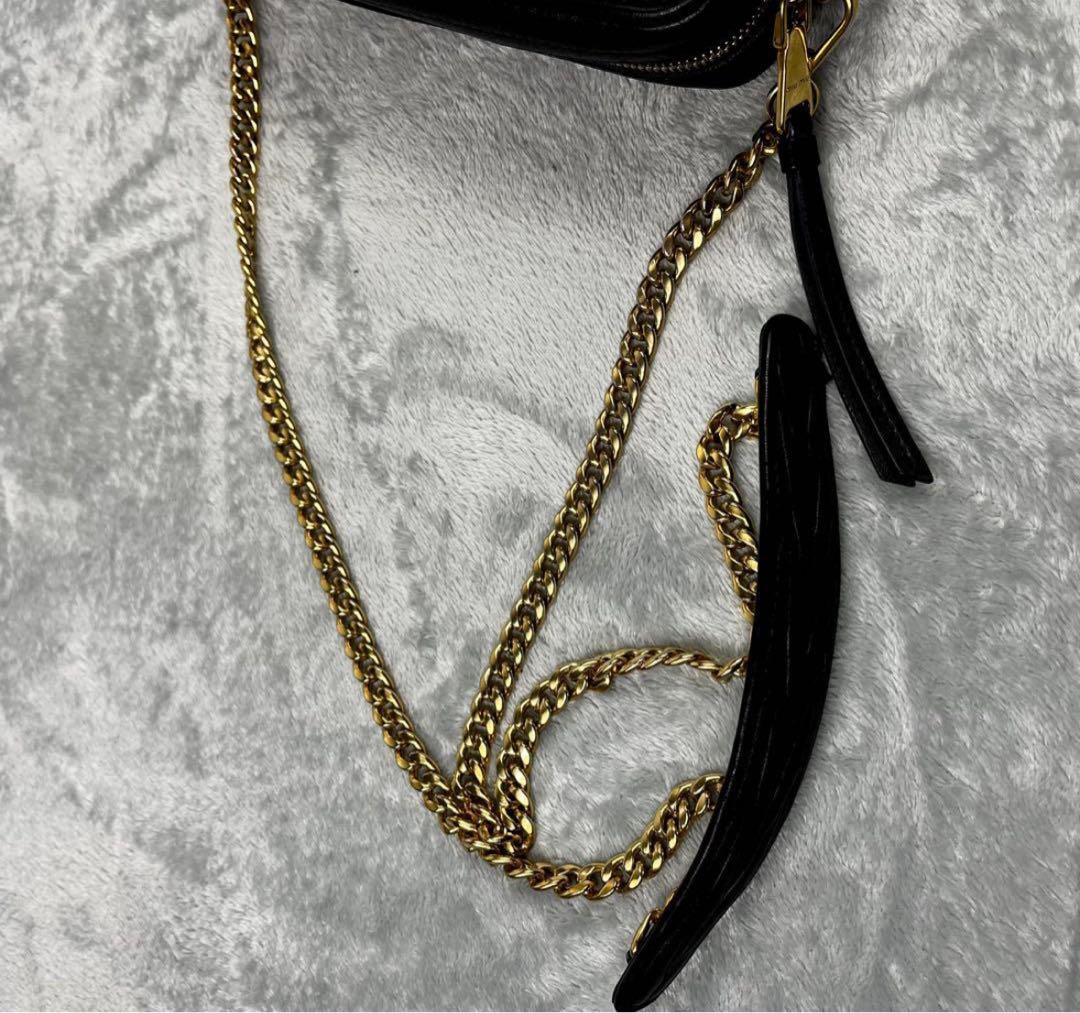 ミュウミュウ マテラッセ ショルダーバッグ ブラック 黒 斜め掛け◎