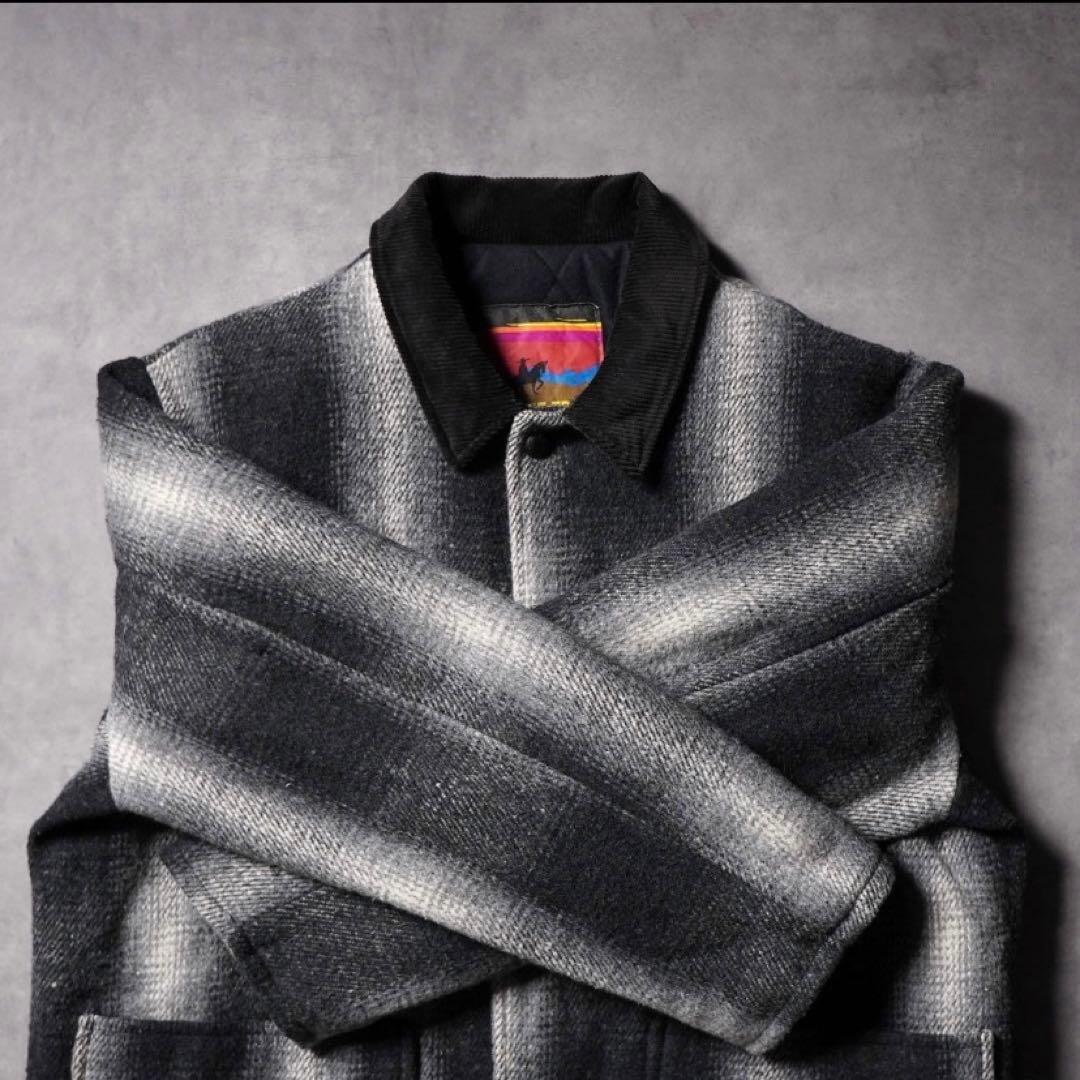 80s~ SANTA FE TRAIL USA製 オンブレ ウールジャケット