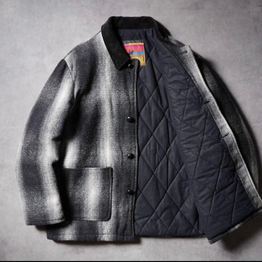 80s~ SANTA FE TRAIL USA製 オンブレ ウールジャケット