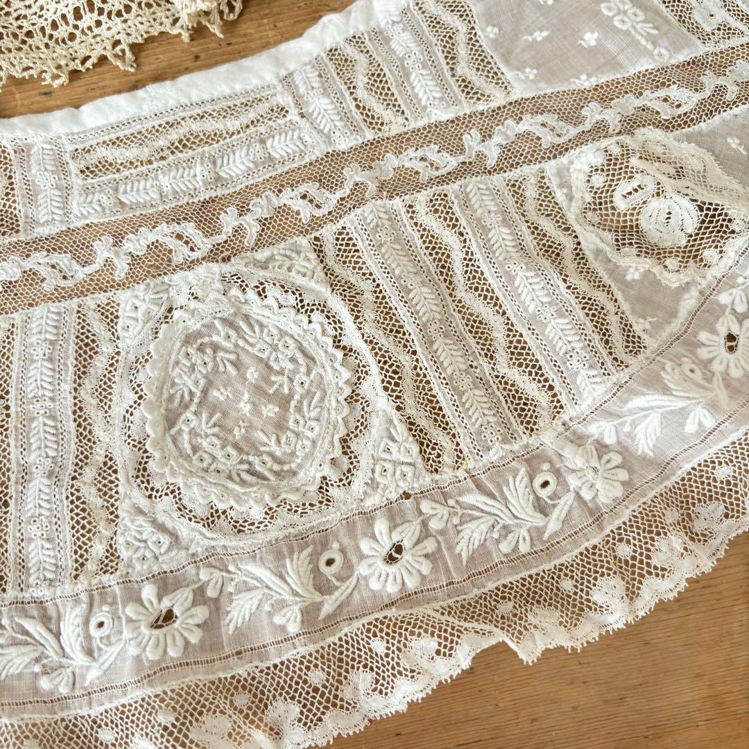 フランス アンティークレース.モチーフ色々セット