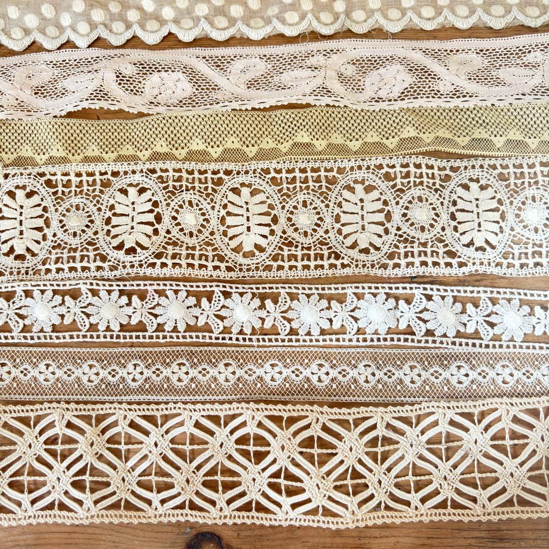 フランス アンティークレース.モチーフ色々セット