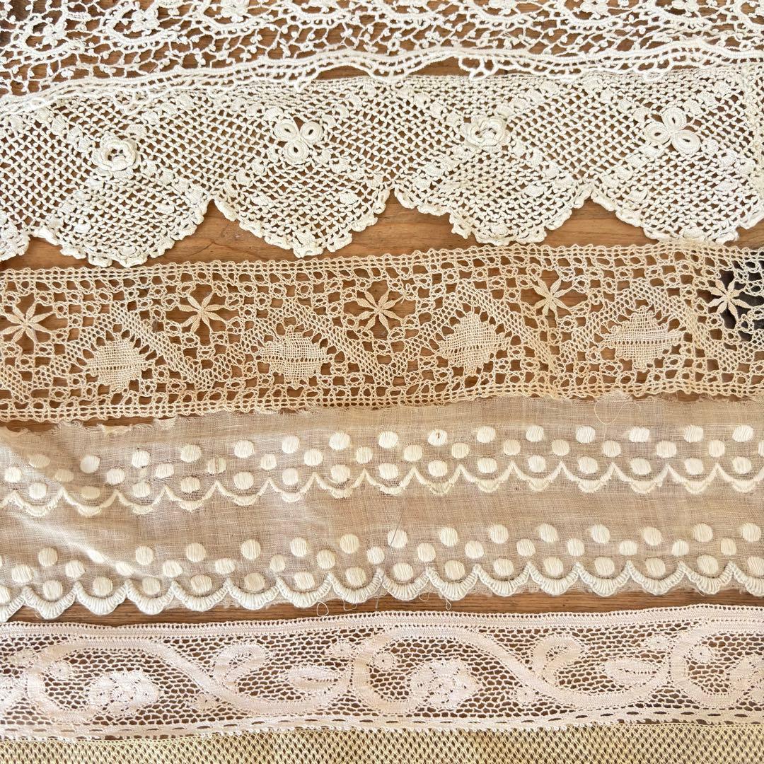 フランス アンティークレース.モチーフ色々セット