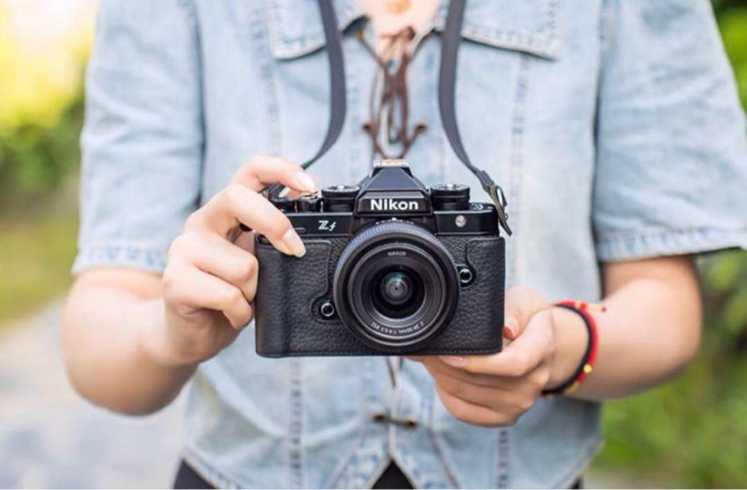 新品 本革カメラケース nikon zf ZF用 ブラック