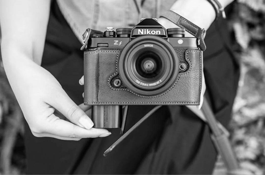 新品 本革カメラケース nikon zf ZF用 ブラック