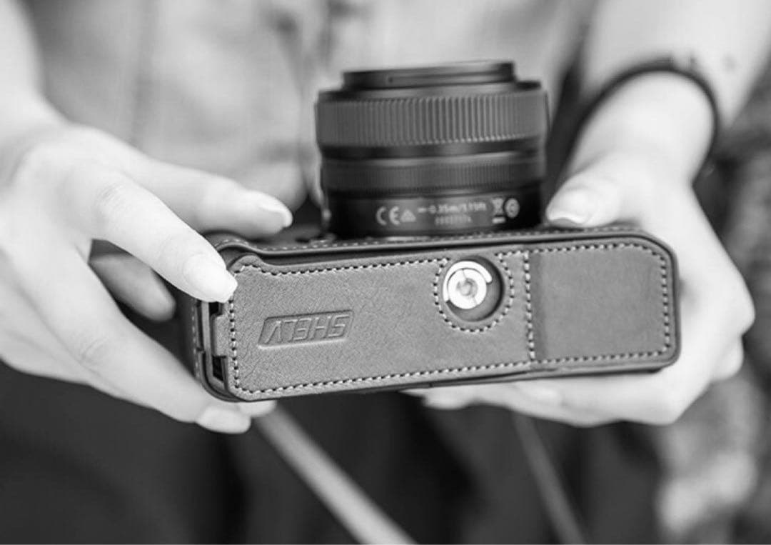 新品 本革カメラケース nikon zf ZF用 ブラック