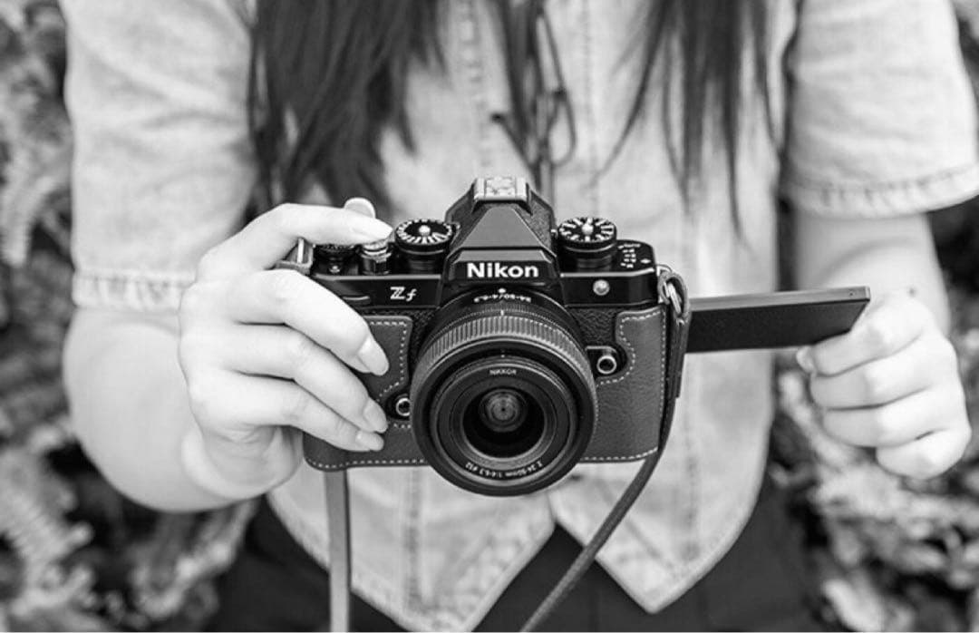 新品 本革カメラケース nikon zf ZF用 ブラック