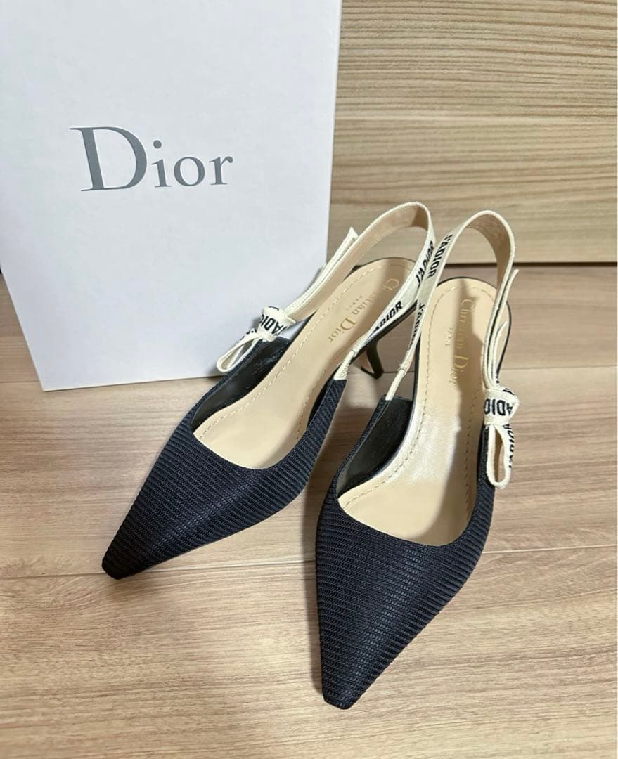 DIOR クリスチャンディオール J'ADIOR パンプス スリングバック 38